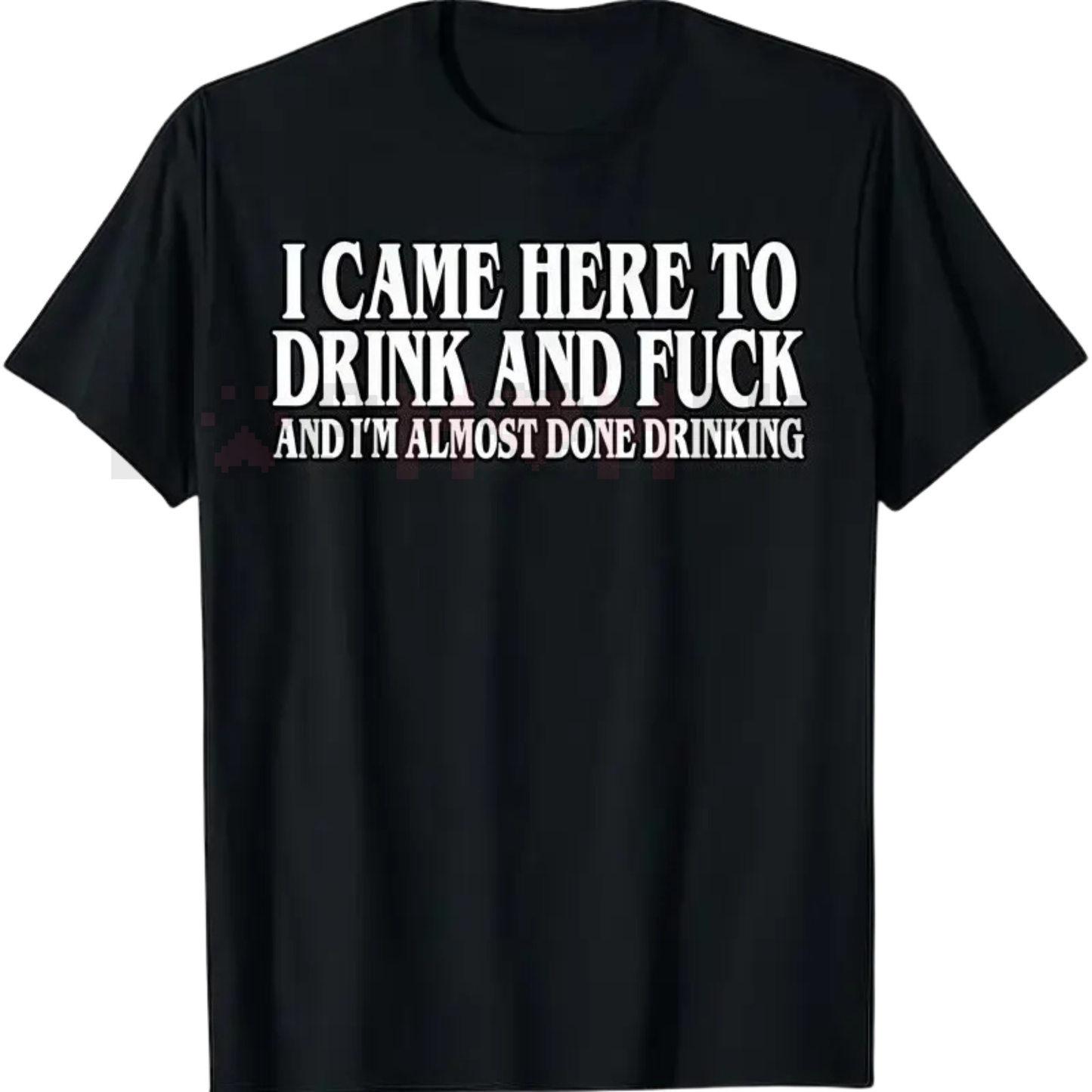 "I Came Here To Drink" Funny Meme T-Shirt - dogmomhat
