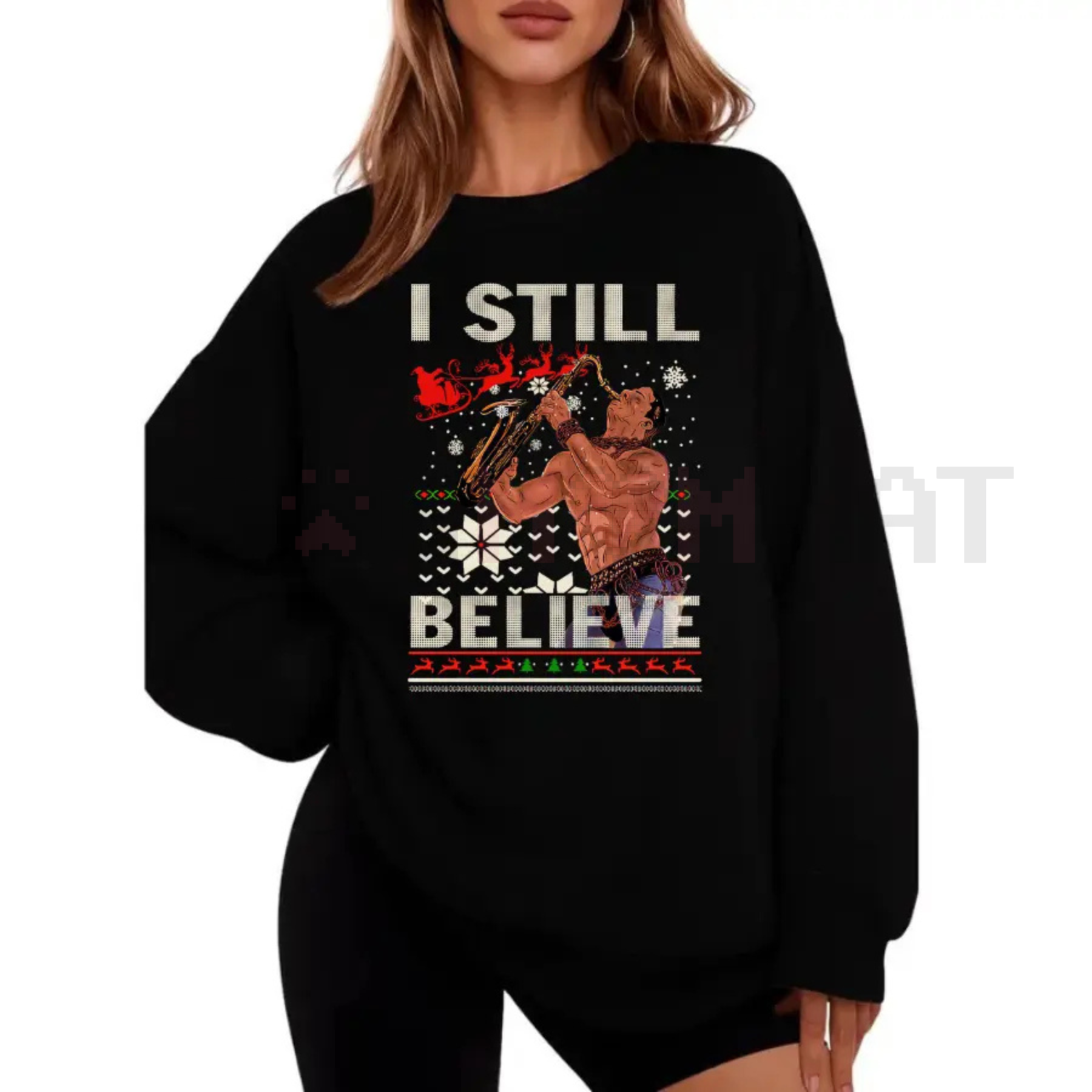 "I Still Believe" Christmas Sweatshirt - dogmomhat