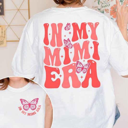 In My Mimi Era T-Shirt – Retro Concert-Style Grandma Tee, Gift for Mimi, Nana, Gigi, or Grandma - Dogmomhat