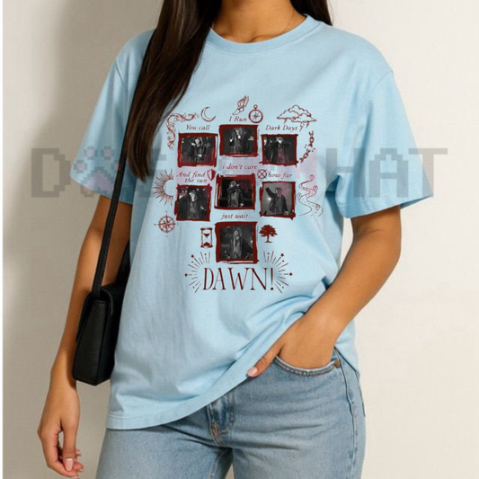 "Into The Sun" Lyrics Graphic T-Shirt – Classic Indie-Rock Music Tee - Dogmomhat
