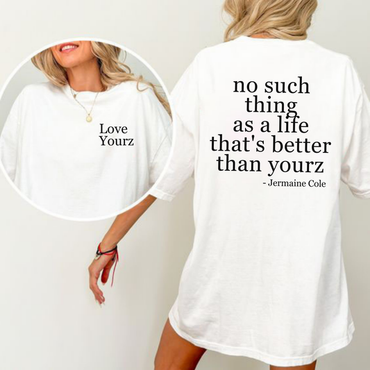 J. Cole "Love Yourz" Lyrics T-Shirt - Dreamville Graphic Tee & Gift for Fan - Dogmomhat