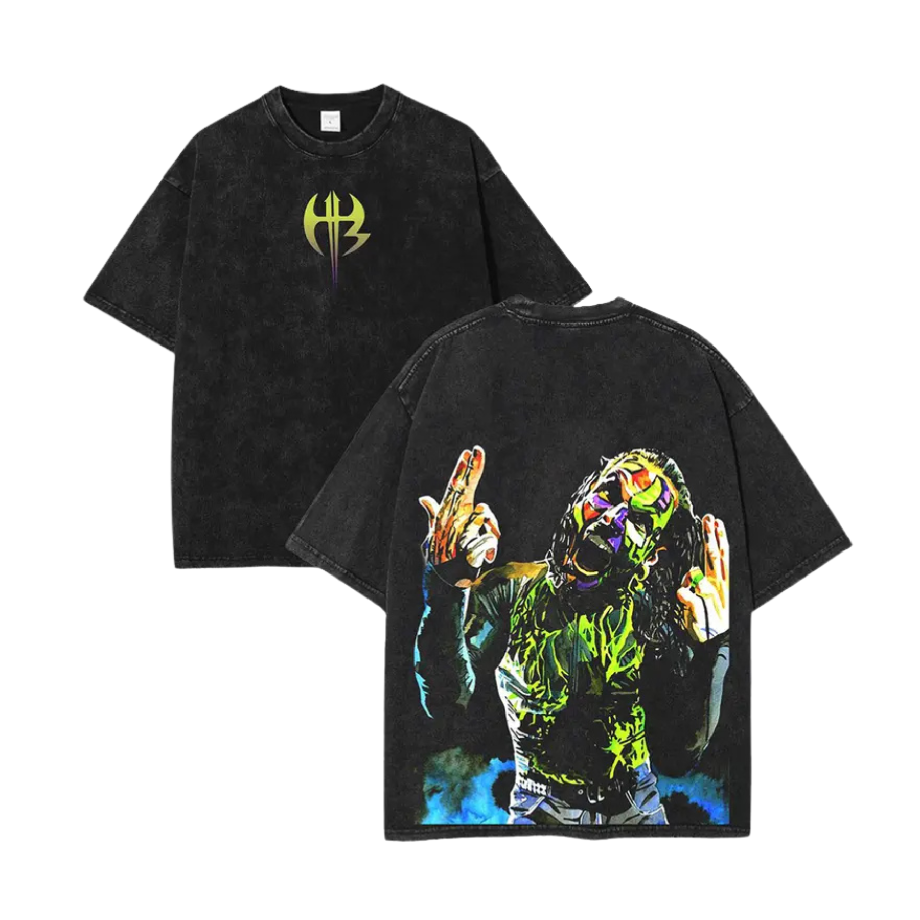 Jeff Hardy WWE Vintage T-Shirt – Attitude Era Wrestling Graphic Tee - Dogmomhat