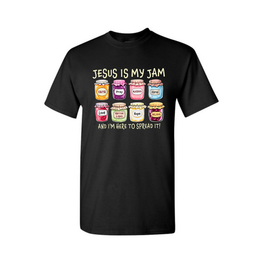 "Jesus Is My Jam" Christian T-Shirt – Unisex Casual Short Sleeve Tee - Dogmomhat