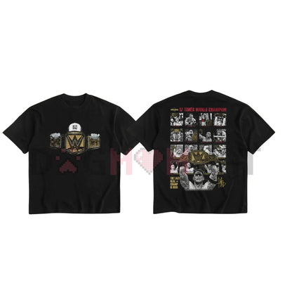 John Cena Never Give Up Statement T-Shirt – 17x Champion WWE Superstar Fan Tee-Dogmomhat