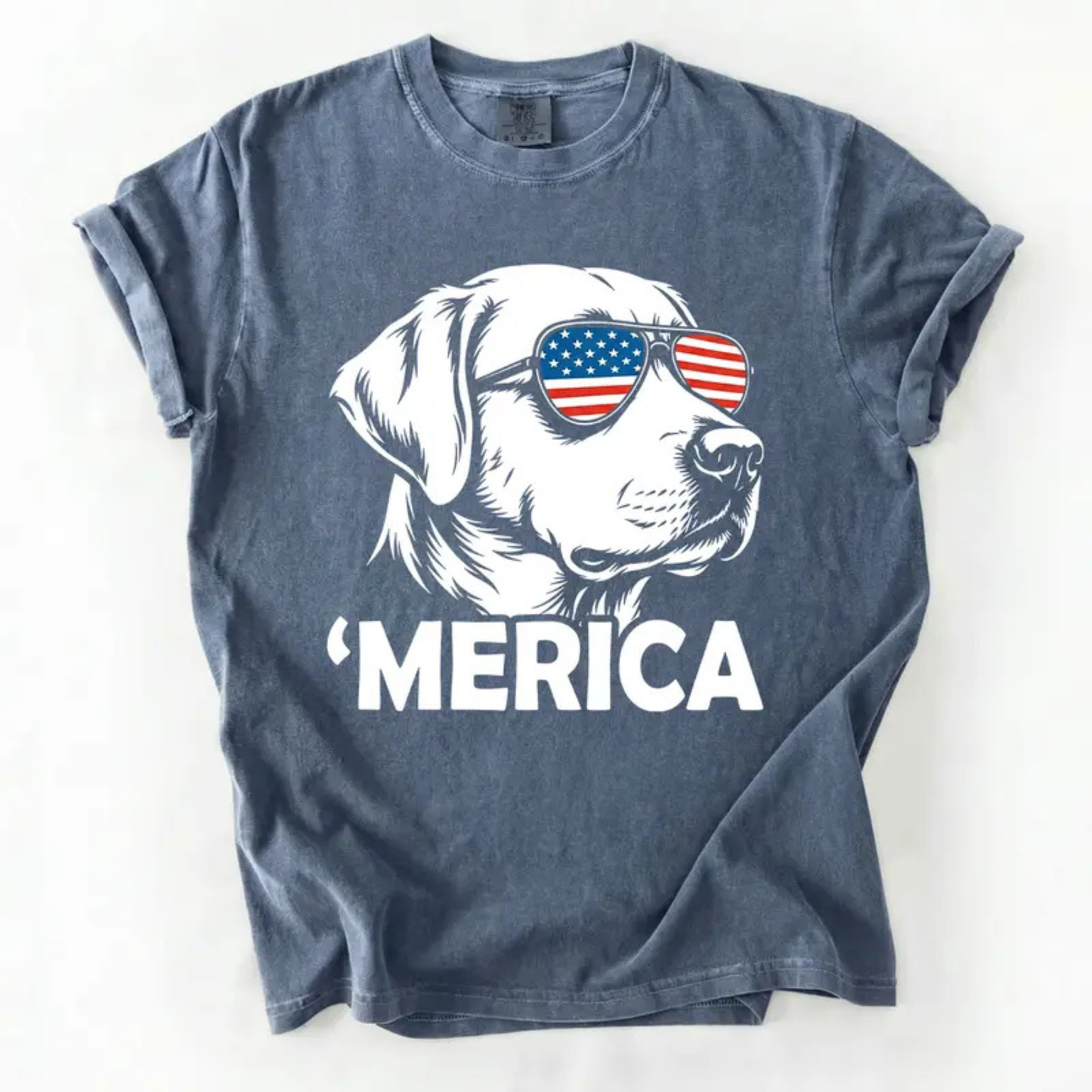 Patriotic Dog 4th of July T-Shirt