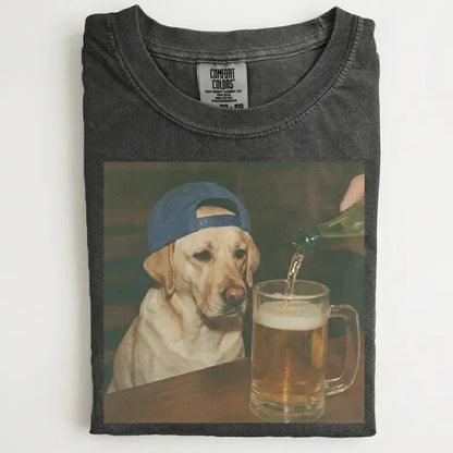 Dog Breeds "Available Beer" Vintage 90s T-Shirt