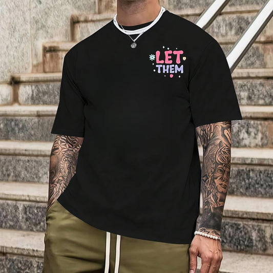 "Let Them" Inspirational T-Shirt – Mental Health Awareness Tee - Dogmomhat