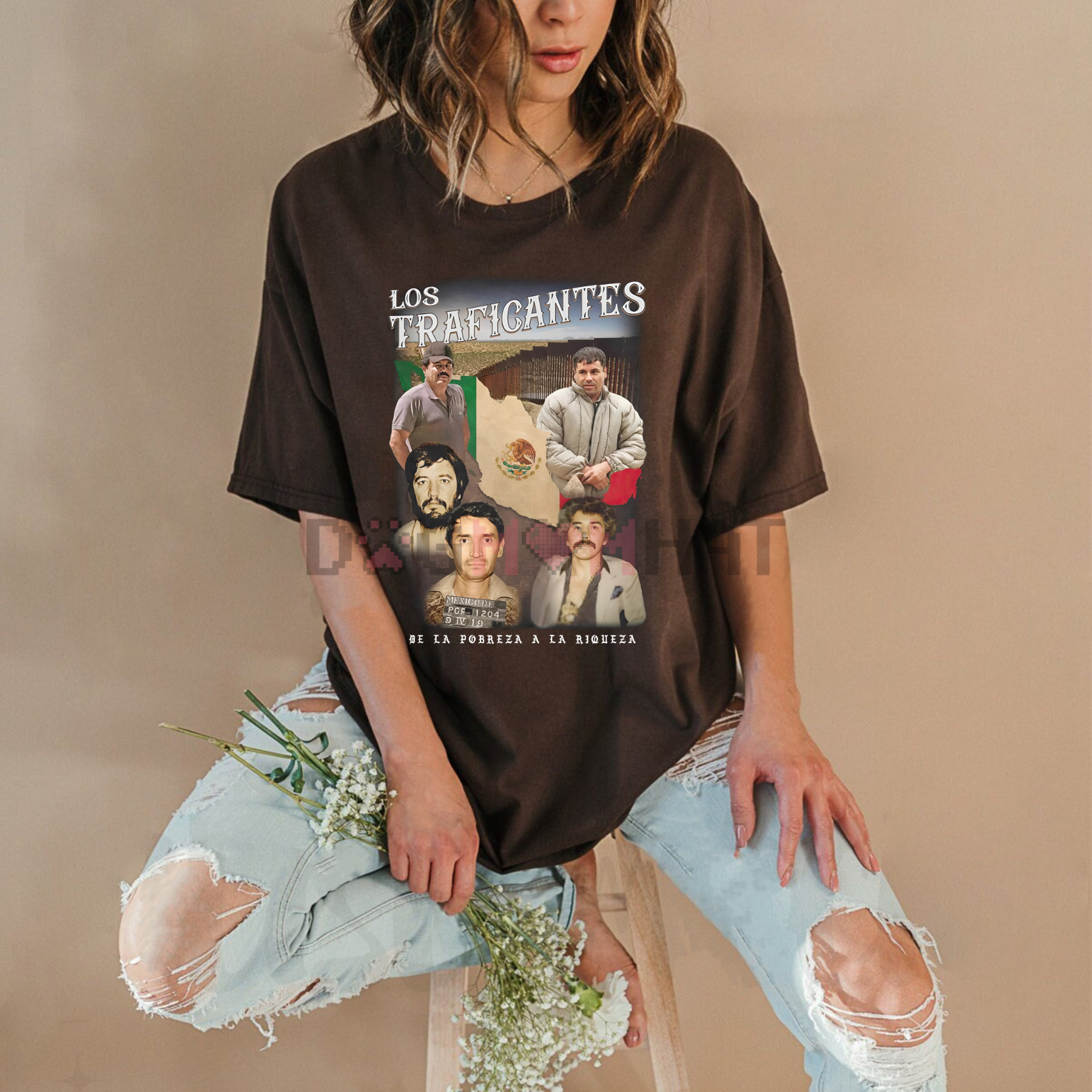 "Los Traficantes" T-Shirt – Edgy Humor Graphic Tee, Bold Statement Apparel, Unisex Streetwear - Dogmomhat
