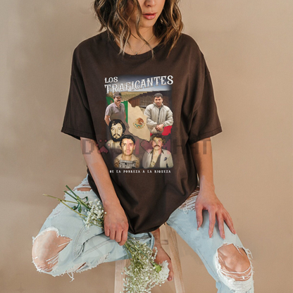 "Los Traficantes" T-Shirt – Edgy Humor Graphic Tee, Bold Statement Apparel, Unisex Streetwear - Dogmomhat