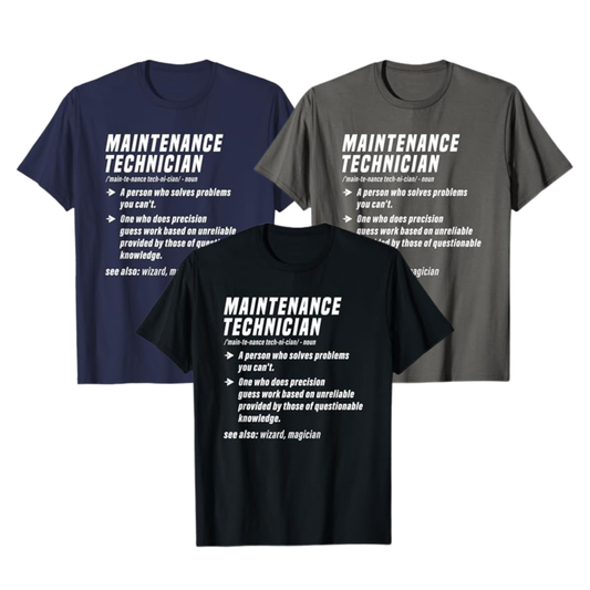 Maintenance Technician Definition T-Shirt - dogmomhat