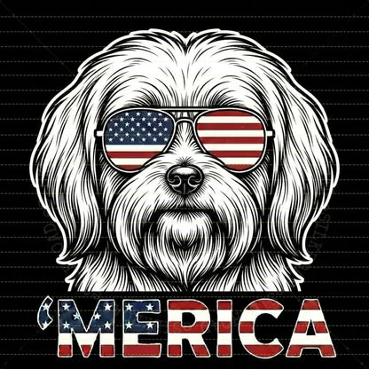 "Patriotic Pups" 4th of July Dog Lover T-Shirt