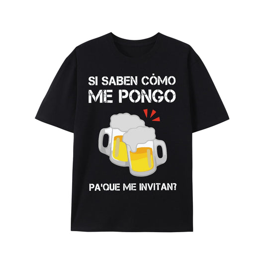 Men's Funny Spanish Quote T-Shirt – Beer Mug Graphic & Slogan Tee - Dogmomhat