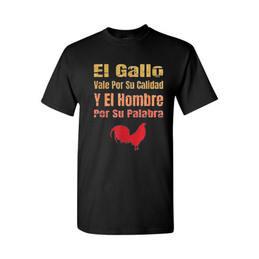 Men's Red Rooster Art T-Shirt – Quality Black Tee for Enthusiasts - Dogmomhat