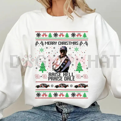 Merry Christmas Raise Hell Praise Dale Shirt & Sweatshirt - dogmomhat