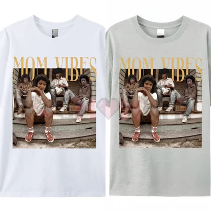 "Mom Vibes" Vintage 90s Nostalgia Graphic T-Shirt - Dogmomhat