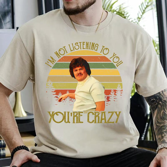 Nacho Libre Vintage Graphic Tee – Funny Movie Shirt, Unisex Retro Comedy Outfit - Dogmomhat
