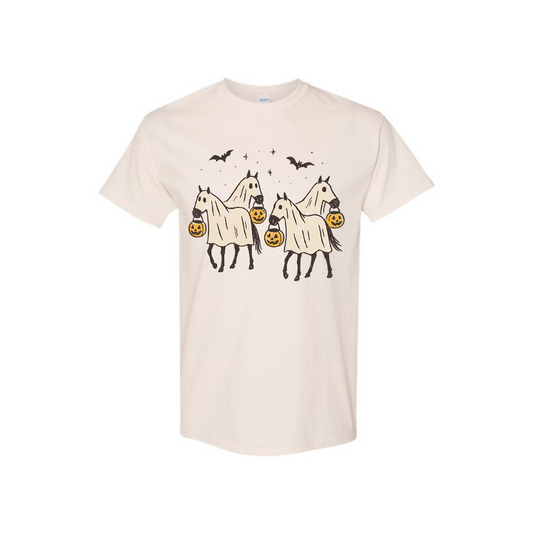 "Night-Mare" Unisex Tee – Creepy Horse Graphic Shirt, Dark Humor Cotton Top - Dogmomhat