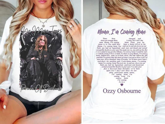 Ozzy Osbourne Mama I'm Coming Home T-Shirt – Tribute Rock Tee for Fans, RIP Legend Graphic Shirt - Dogmomhat