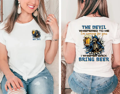 Personalized Gen X "The Devil I'm Coming For You" Shirt - Dogmomhat
