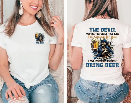 Personalized Gen X "The Devil I'm Coming For You" Shirt - Dogmomhat
