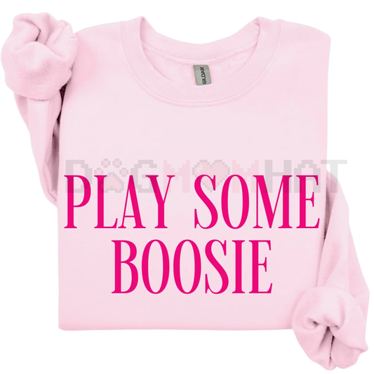 "Play Some Boosie" Badazz Southern Hip-Hop Crewneck – Unisex Rap Music Legend Sweatshirt - dogmomhat