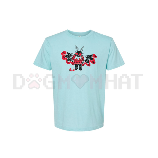 Point Pleasant Cryptid Christmas T-Shirt - dogmomhat