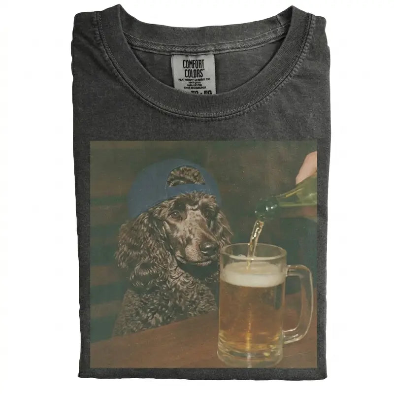 Dog Breeds "Available Beer" Vintage 90s T-Shirt