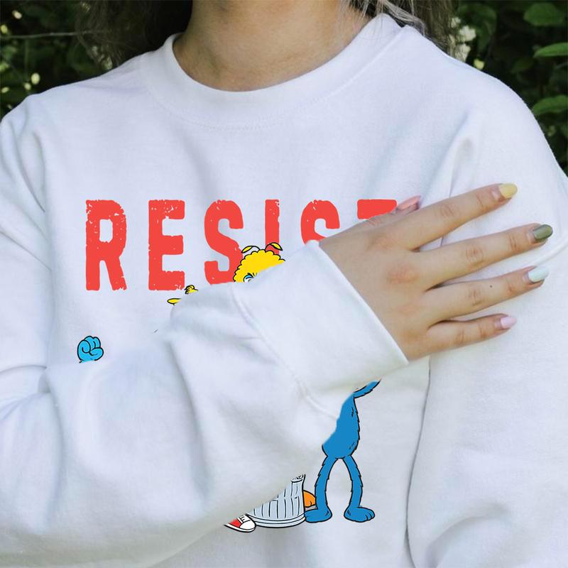 Resist Street Shirt – Vintage 90s Graphic Rabbit Sweatshirt - Dogmomhat