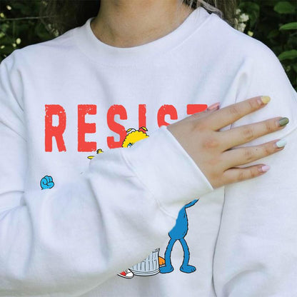 Resist Street Shirt – Vintage 90s Graphic Rabbit Sweatshirt - Dogmomhat