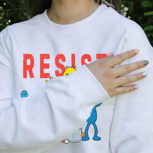 Resist Street Shirt – Vintage 90s Graphic Rabbit Sweatshirt - Dogmomhat