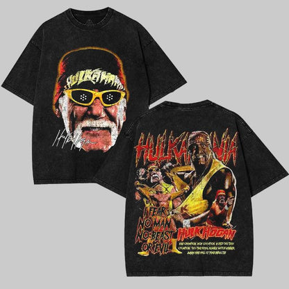 Retro NWO Hulk Hogan T-Shirt – Vintage Wrestling Oversized Tee - Dogmomhat