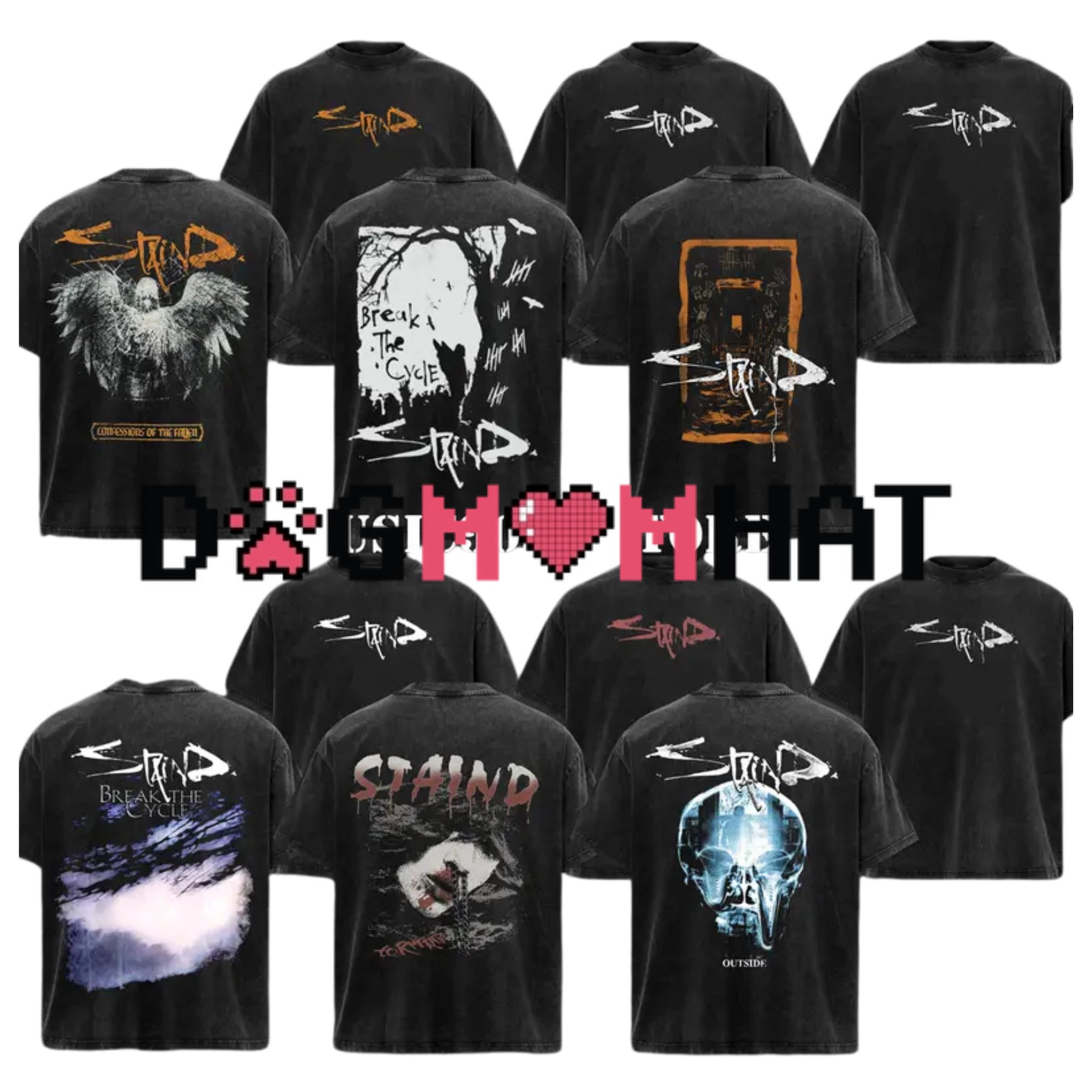 Retro Staind "Break The Cycle" T-Shirt – Vintage Rock Band Tee - Dogmomhat