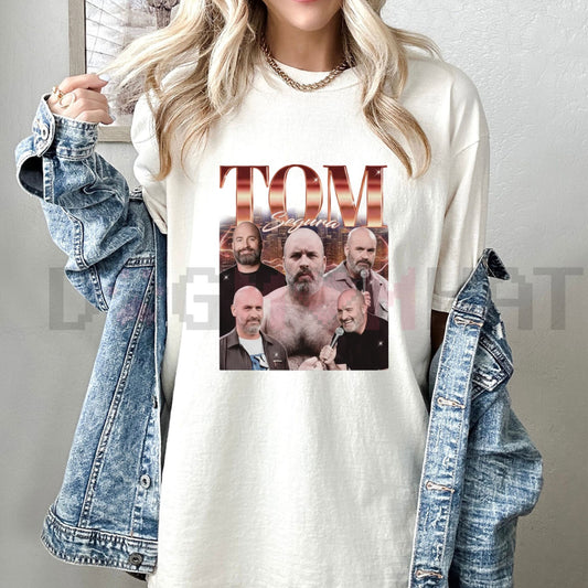 Retro TOM SEGURA Shirt – Vintage 90s Tom Segura Homage Tshirt Fan Tees - Dogmomhat