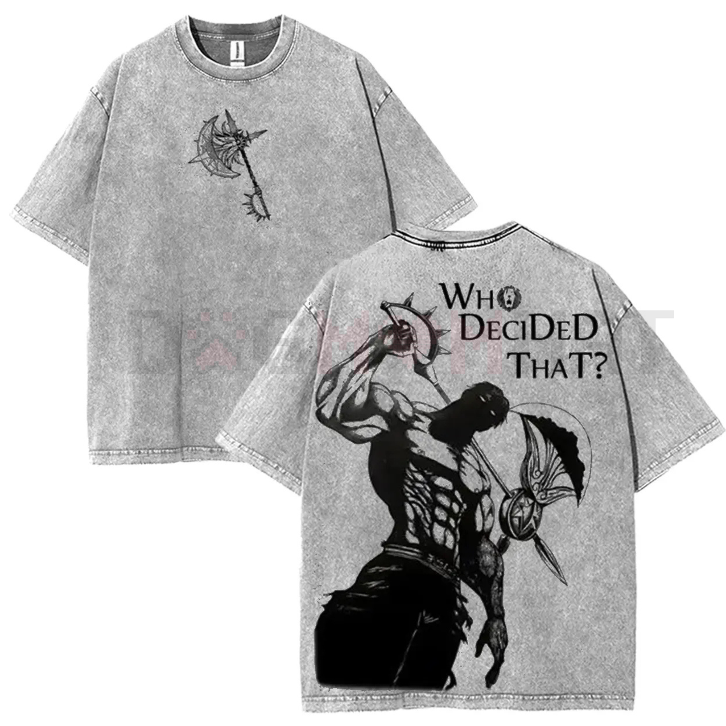 Retro Washed Seven Deadly Sins Graphic Tee - dogmomhat
