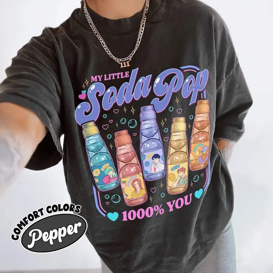 Saja Boys Soda Pop KPDH Comfort Colors Shirt – Kpop Boy Band Inspired Tee - Dogmomhat