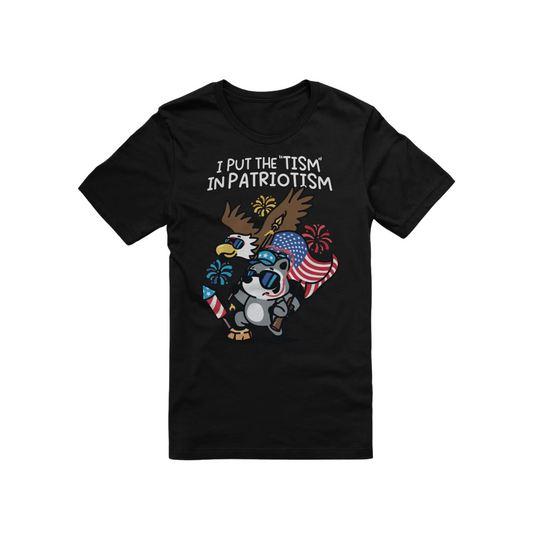 Shop the "Patriotic Humor" T-shirt. This funny meme tee is a perfect USA gift, made from a soft cotton blend with a classic unisex fit. - Dogmomhat