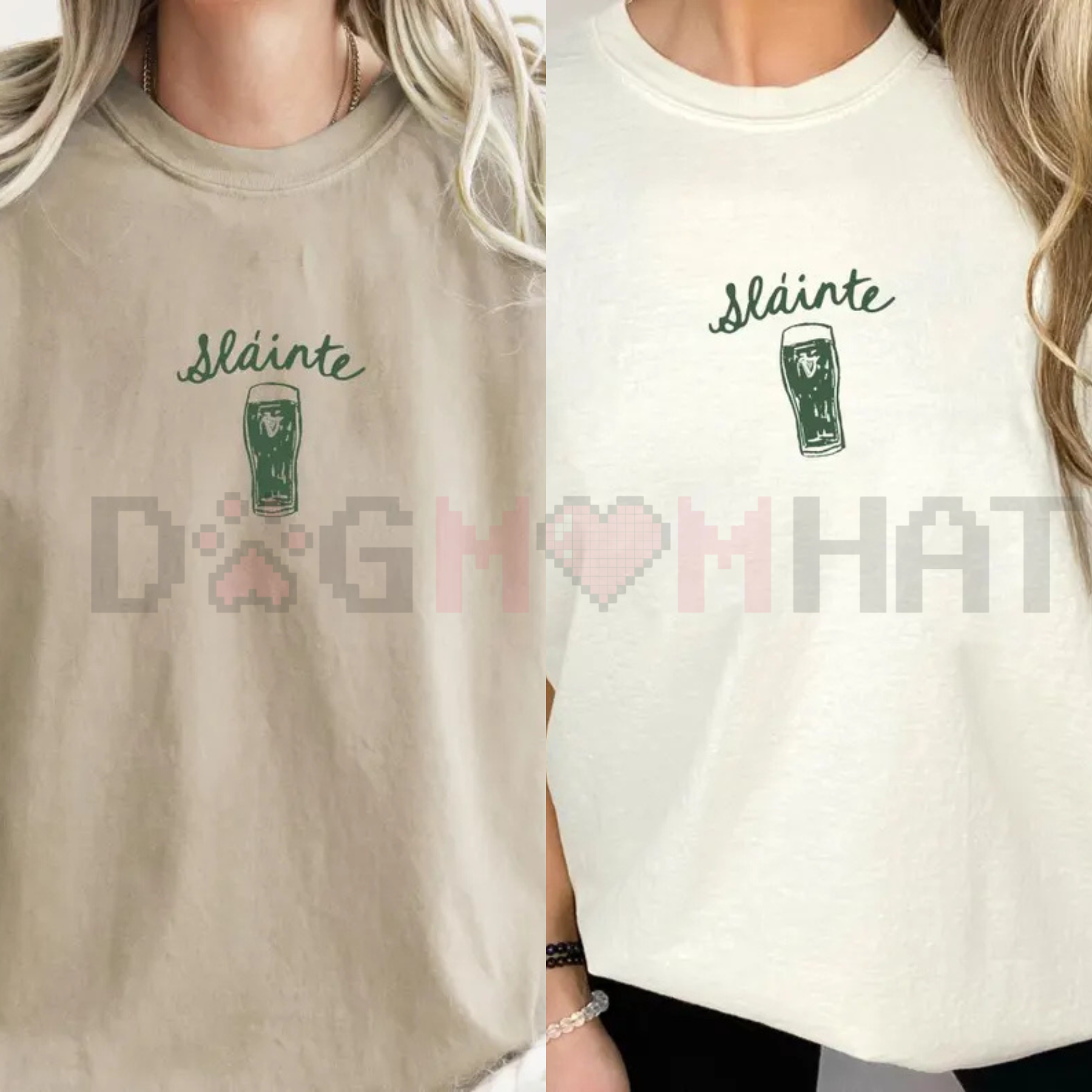 "Sláinte" Guinness-Inspired Irish Tee – Traditional Gaelic Beer Toast Shirt - dogmomhat