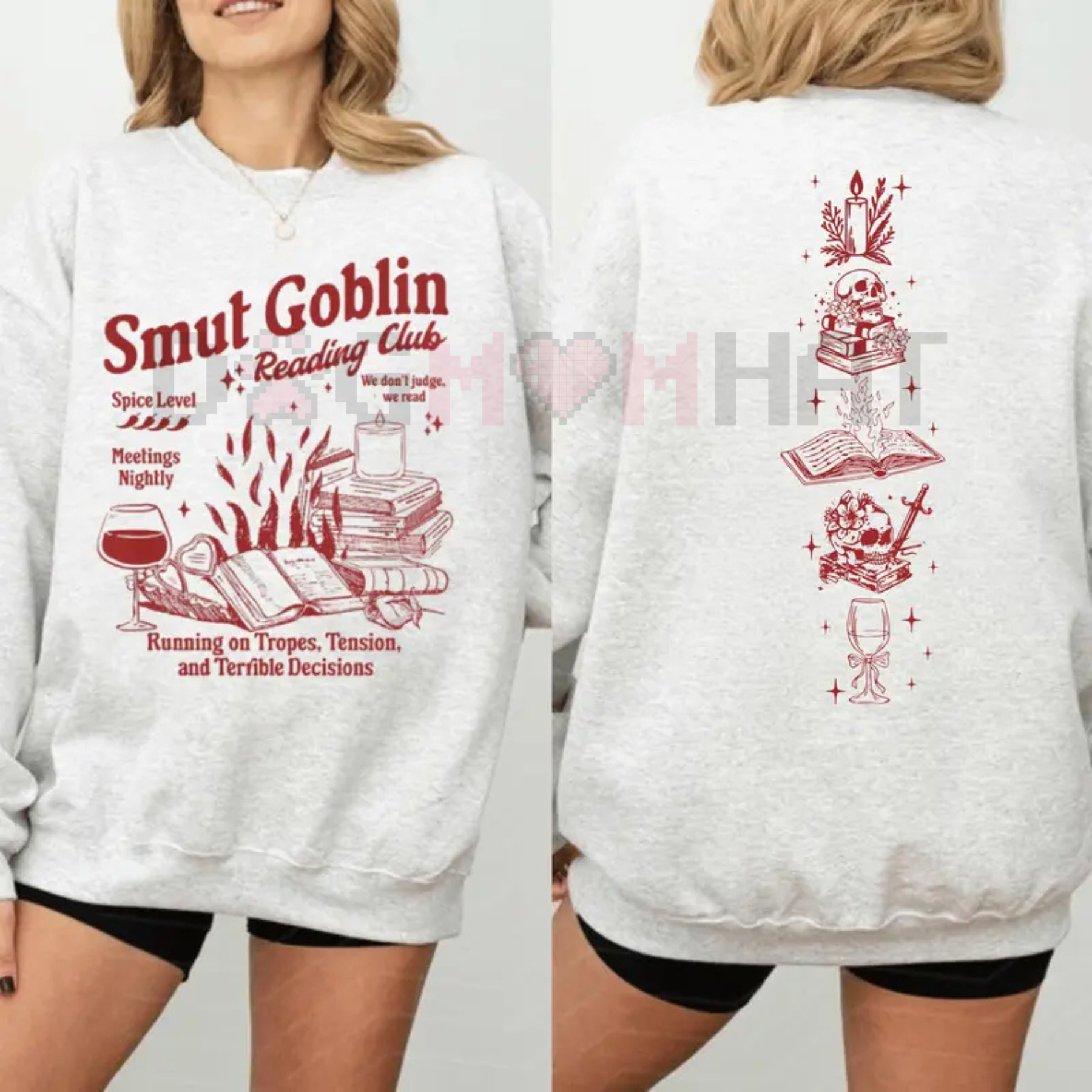 Smut Goblin Dark Romance Sweatshirt - dogmomhat
