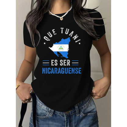 Stylish Heritage Nicaragua Flag T-Shirt – Nicoya Design Tee - Dogmomhat