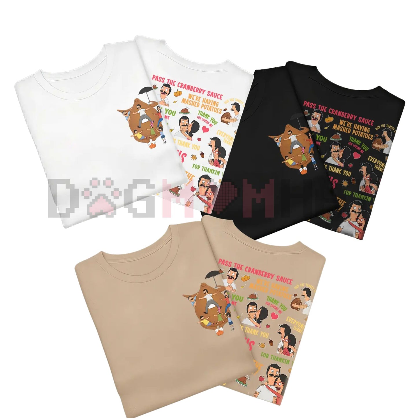 Thanksgiving Song T-Shirt – Happy Thanksgiving Cotton Tee For Men & Women - Dogmomhat