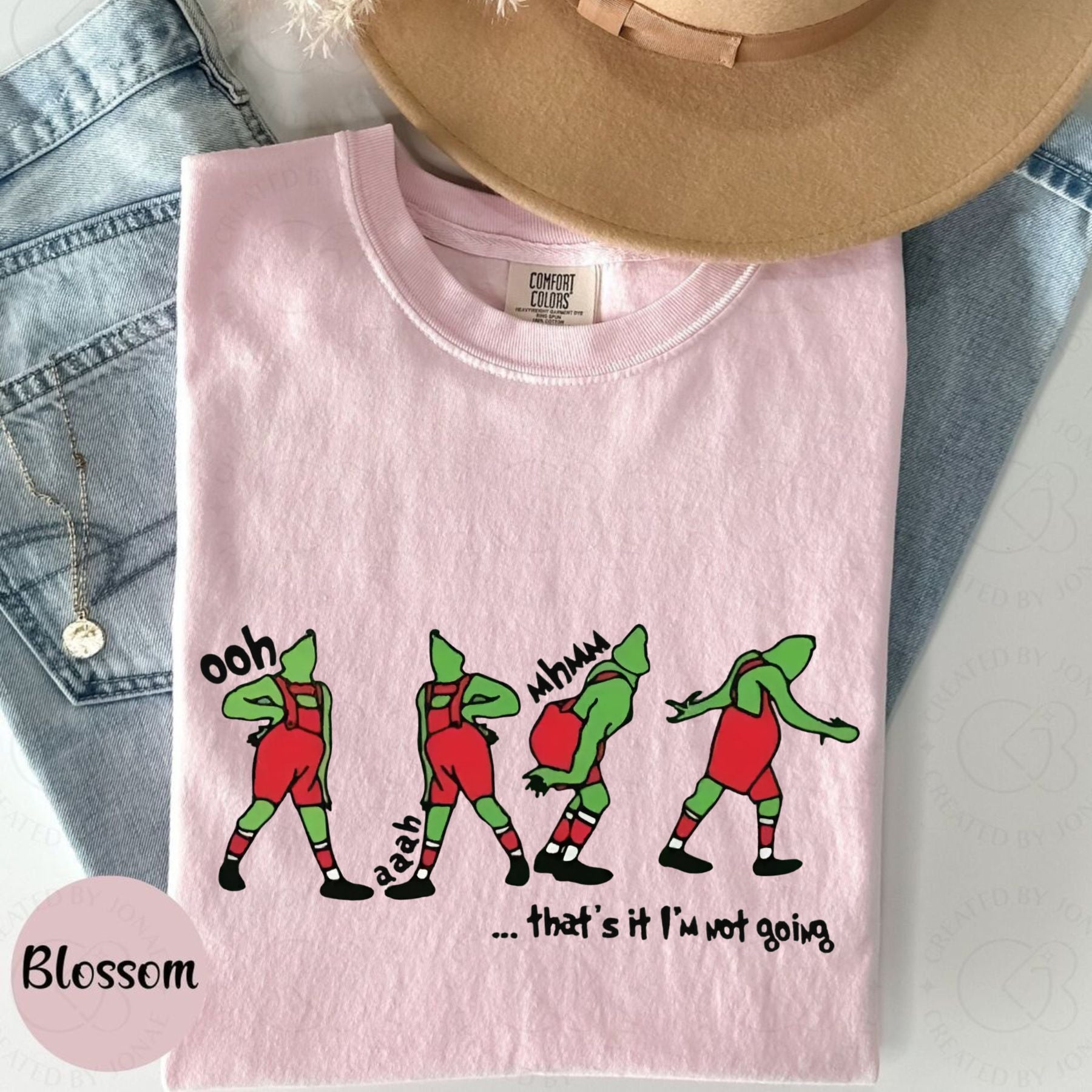 That's It I'm Not Going Funny Christmas Comfort Colors® T-Shirt - Dogmomhat