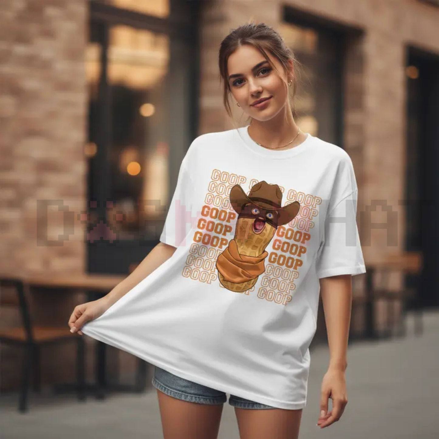 The Burnt Peanut GOOP Meme Graphic Tee - dogmomhat
