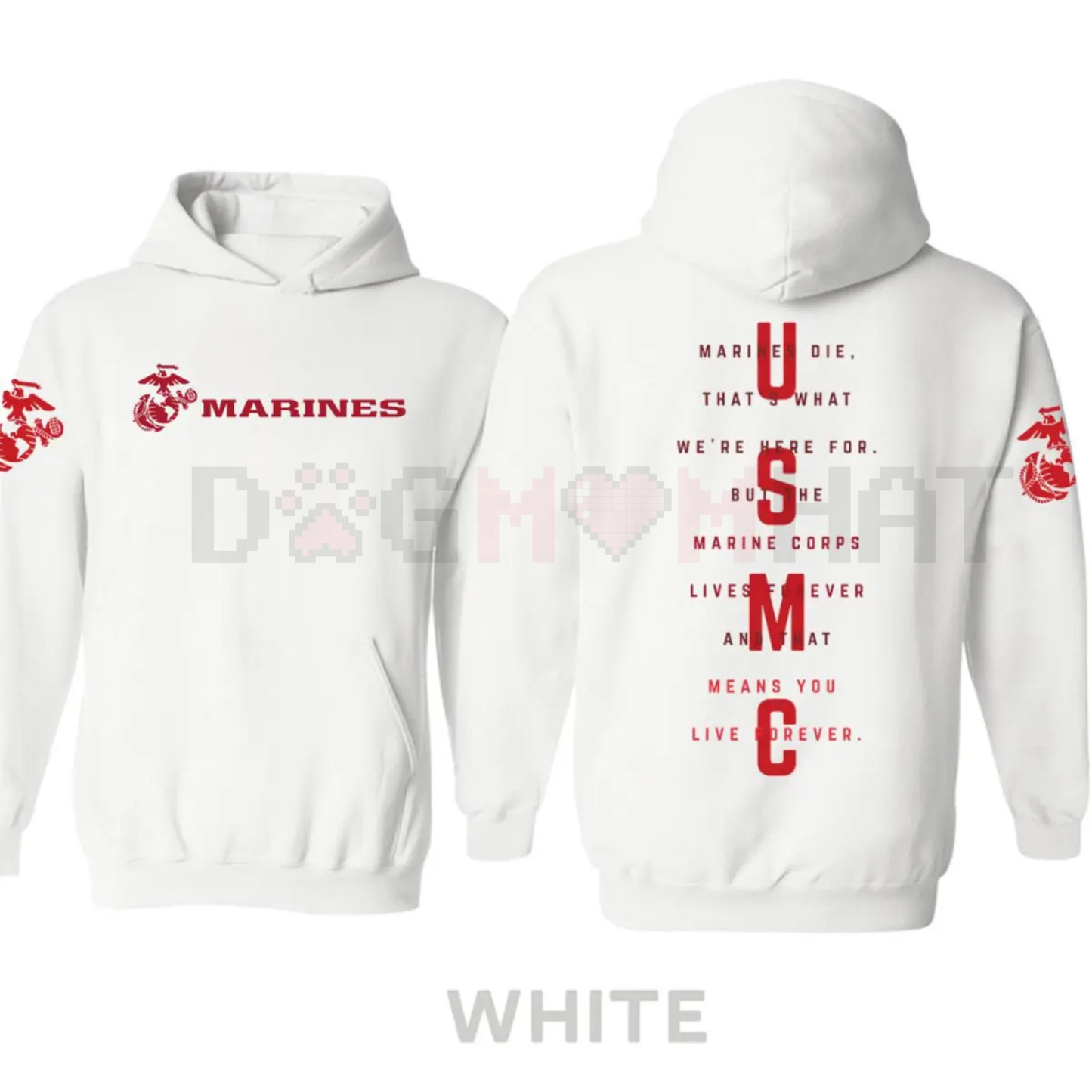 USMC Semper Fi Tactical Pullover Hoodie - dogmomhat