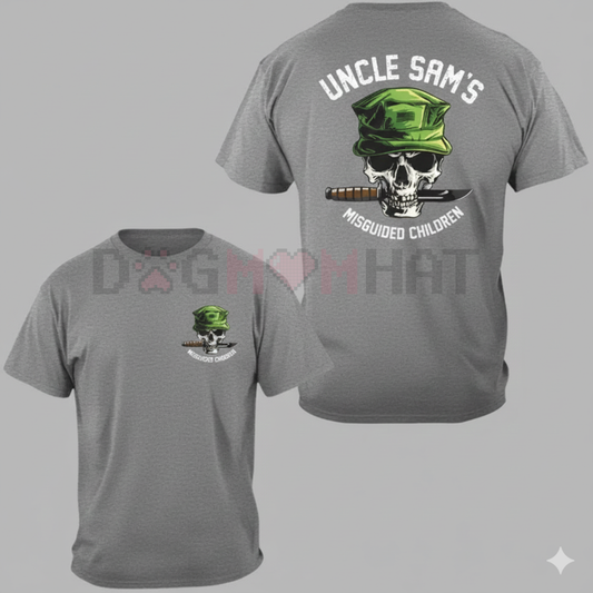 "Uncle Sam's Misguided Children" T-Shirt - dogmomhat