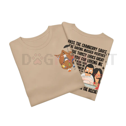 Unisex Thanksgiving Song Fashion Cotton Tee - dogmomhat