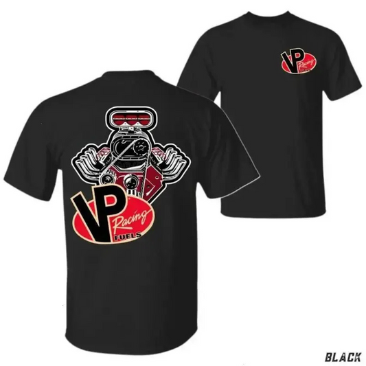 VP Racing Fuels V8 Engine Graphic Tee - Tropical Car Lover's T-Shirt - Dogmomhat