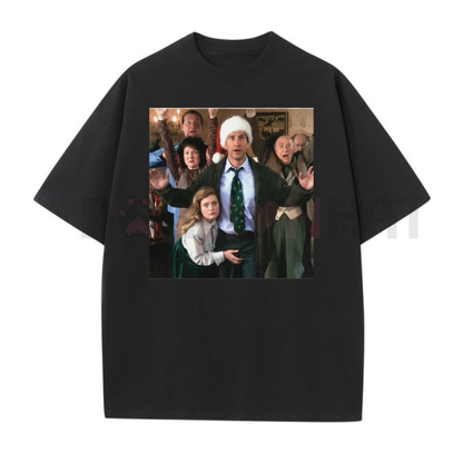 Vintage Christmas Vacation Family Tee - dogmomhat