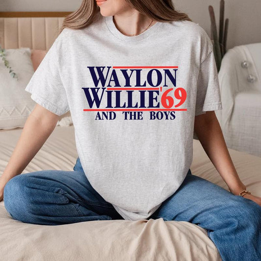 Vintage Country Music-Inspired T-Shirt or Hoodie – ’69 and the Boys Graphic Western Shirt, Retro Unisex Tee - Dogmomhat