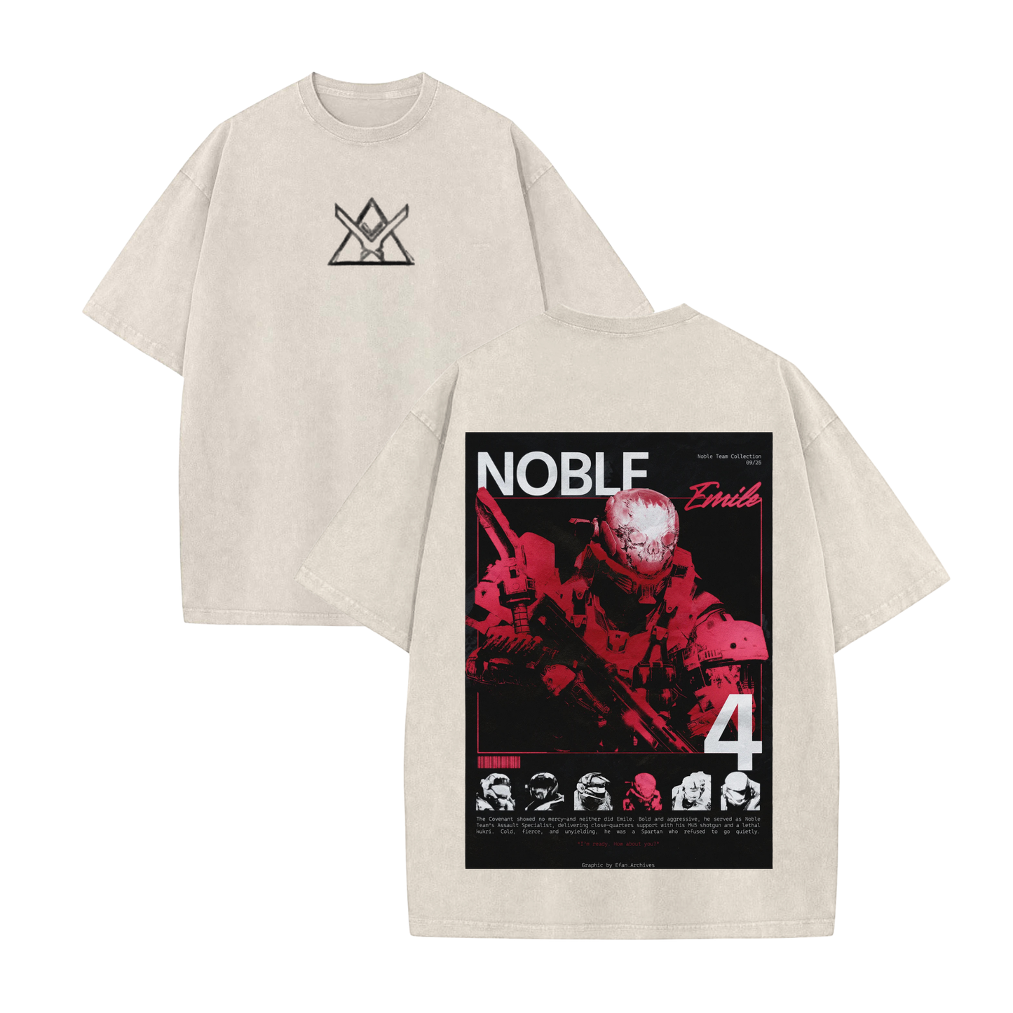 Vintage "Noble Team" Halo Reach Shirt – Retro 90s Bootleg Gaming Tee - dogmomhat