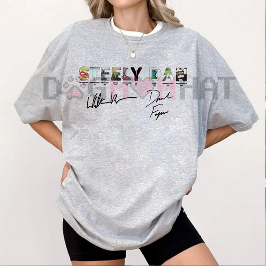 Vintage Steely Dan Rock Band T-Shirt – Music Fan Gift, Unisex 100% Cotton Tee - Dogmomhat